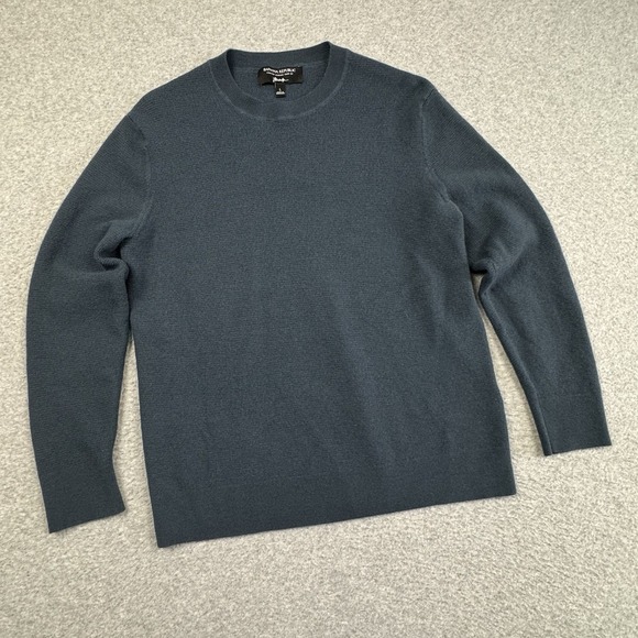 Banana Republic Italian Merino Wool Baruffa Extra Fine Yarn Sweater Mens Large‎ - Picture 2 of 8